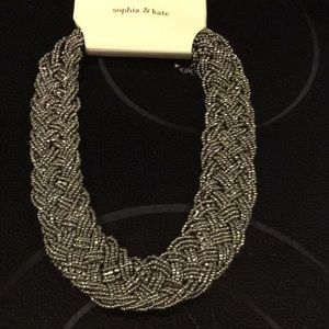 Sophia & Kate, Beaded & Small Rhinestone Necklace